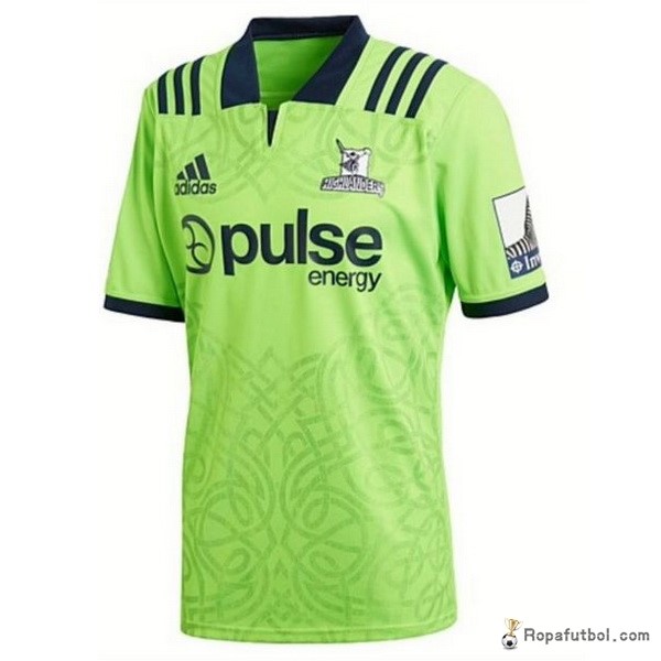 Camiseta Rugby Highlanders Replica Segunda Ropa 2018 Verde